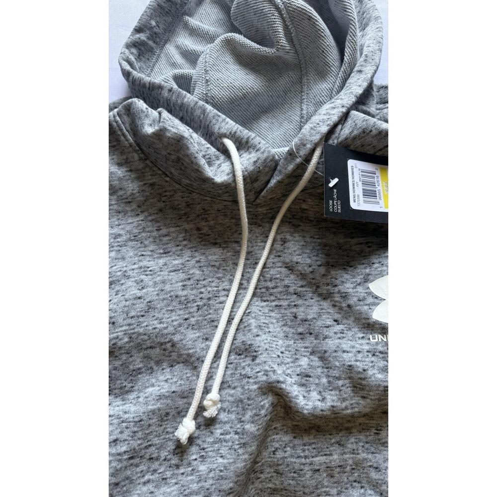 Men's Under armour Med. Pullover With Hood Short Sleeve Kangaroo Pocket NWT - Picture 5 of 7